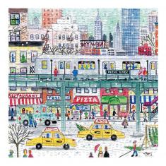 500 Teile Puzzle: New Yorker U-Bahn, Michael Storrings