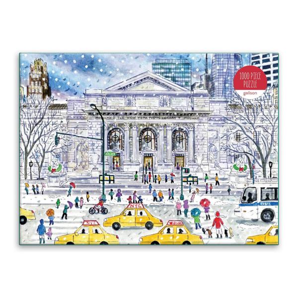 1000 Teile Puzzle : Öffentliche Bibliothek von New York, Michael Storrings
 - Galison-36449