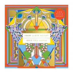 Puzzle de 500 piezas: Alfombra Imperial Hotel Peacock, Frank Lloyd Wright