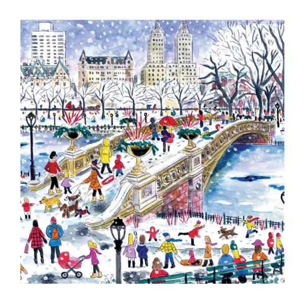 500 pieces puzzle : Bow Bridge In Central Park, Michael Storrings - Galison-35686