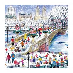 Puzzle 500 pièces : Bow Bridge à Central Park, Michael Storrings 