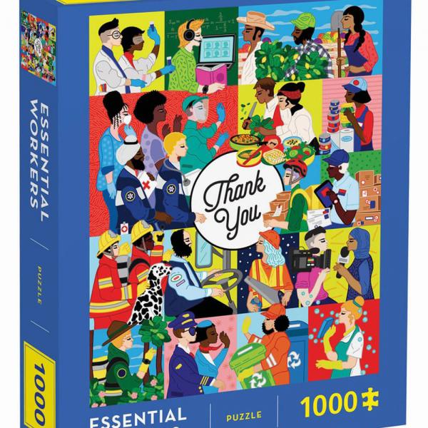 1000 pieces puzzle : Essential Workers - Galison-21159