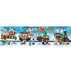  Puzzle 100 Teile: Lego Weihnachtszug-Puzzle