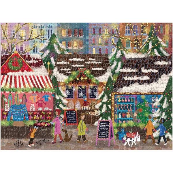  Puzzle 1000 pièces : Joy Laforme Le Marché Joyeux - Galison-83128