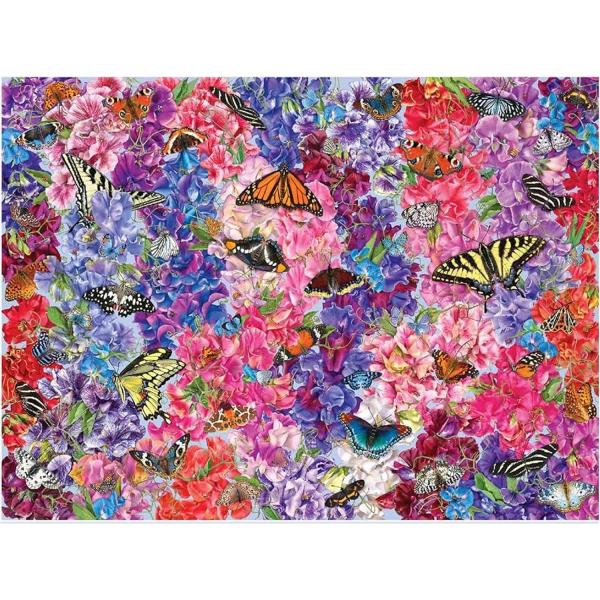  Puzzle 1000 pièces : Troy Litten Papillons Dans - Galison-83357