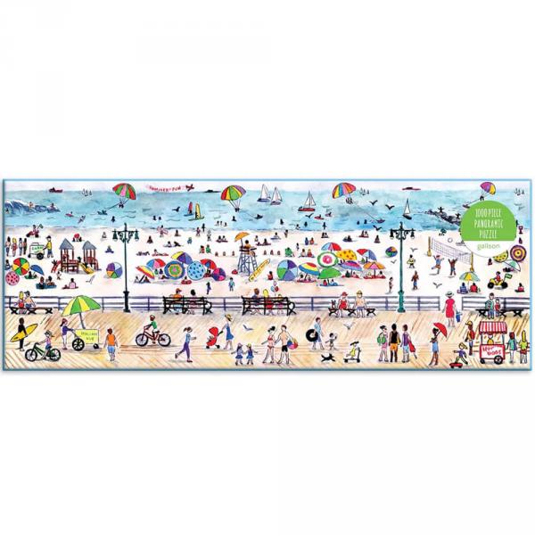 1000 pieces Panoramic puzzle : Summer Fun, Michael Storrings  - Galison-36850