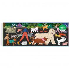 Panoramic 1000 piece puzzle : Dog Walk 