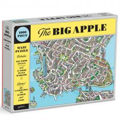 Puzzle de laberinto de 1000 piezas: La Gran Manzana