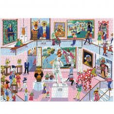 1000-teiliges Puzzle: Hundegalerie