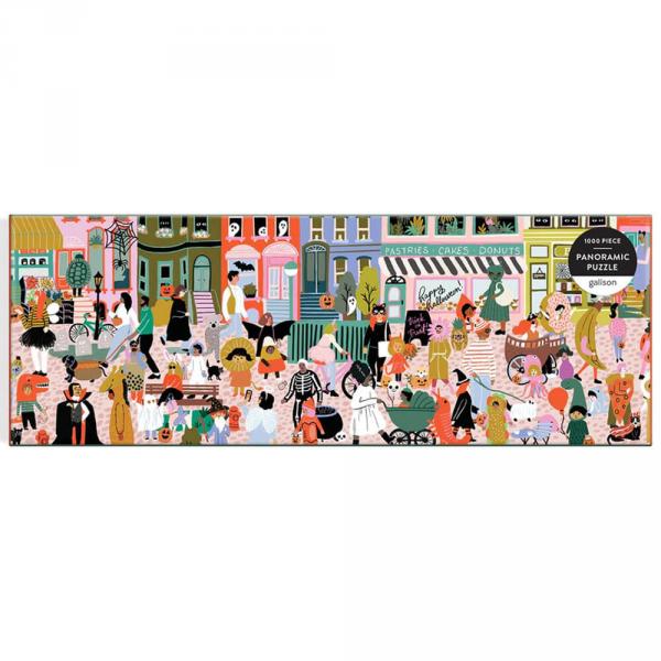 Puzzle panorámico de 1000 piezas: desfile de otoño - Galison-37197