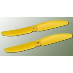 Hélice Gemfan Slow Fly propulsive jaune - 5 x 3 (2 pcs)