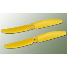 Hélice Gemfan Slow Fly jaune - 5 x 3 (2 pcs)