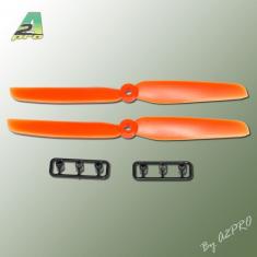 Hélice Gemfan Slow Fly orange - 6 x 3 CW (2 pcs)