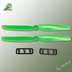 Hélice Gemfan Slow Fly vert - 6 x 3 CW (2 pcs)