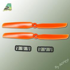 Hélice Gemfan Slow Fly propulsive orange - 6 x 3 CW (2 pcs)