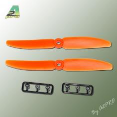 Hélice Gemfan FPV Racer Orange - 5x4 CW horaire (2 pcs)