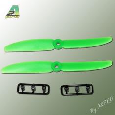 Hélice Gemfan Slow Fly CW vert  5 x 3 (2 pcs) A2PRO