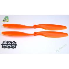 Hélice Gemfan Slow Fly orange 12 x 4.5 (2 pcs) A2PRO