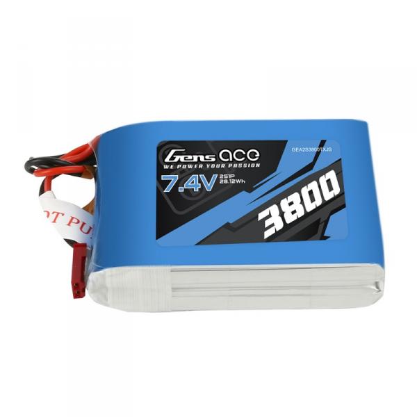 Gensace Accu Lipo 3800mAh 7.4V 2S   - B-TX-3800-2S1P