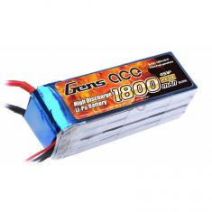 Accu Lipo Gens Ace 1800mAh 14.8V 40C 4S1P