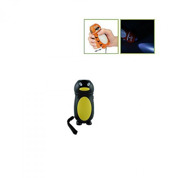 Lampe torche dynamo Ecotronic : Pingouin - GeoKids-6146902-1