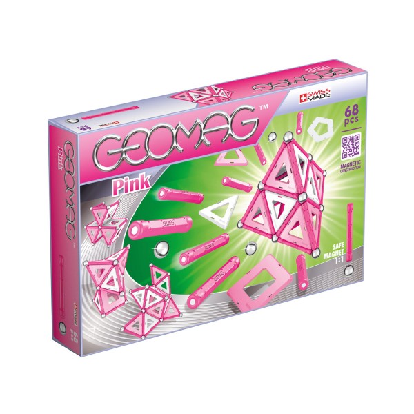 Geomag Pink : 68 pièces - Giochi-GM105
