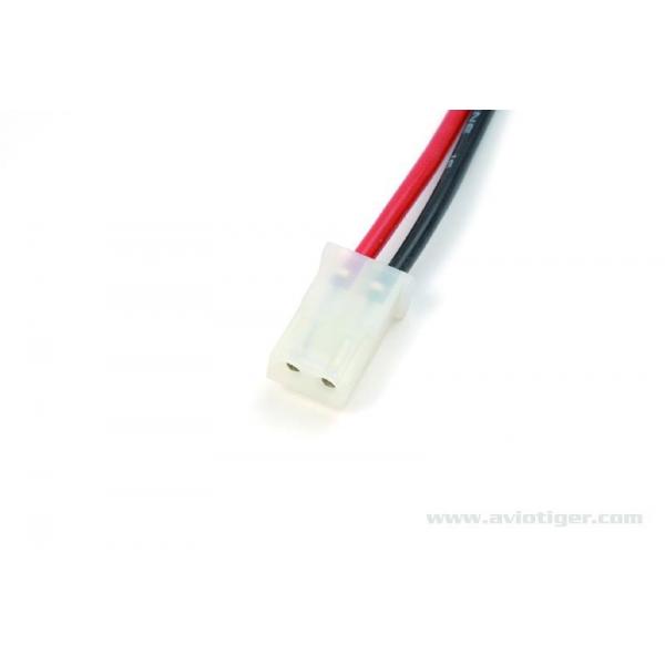 Connect. Amp Male 16AWG (1.29mm diam - 1.31mm2 sect) 10cm - 0900GF-1074-002