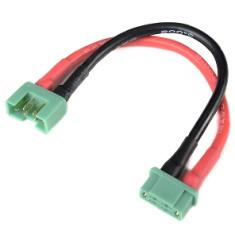 G-Force RC - Rallonge - MPX - 14AWG (1.62mm diam - 2.08mm2 sect) Câble silicone - 12cm - 1 pc