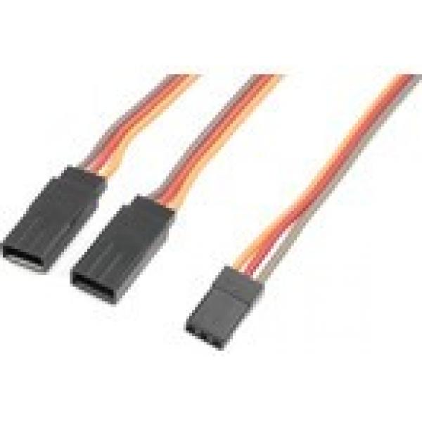 Cordon Y JR/Hitec 22AWG (0.64mm diam - 0.326mm2 sect) - 30cm  - (1 pc) - 0900GF-1101-021