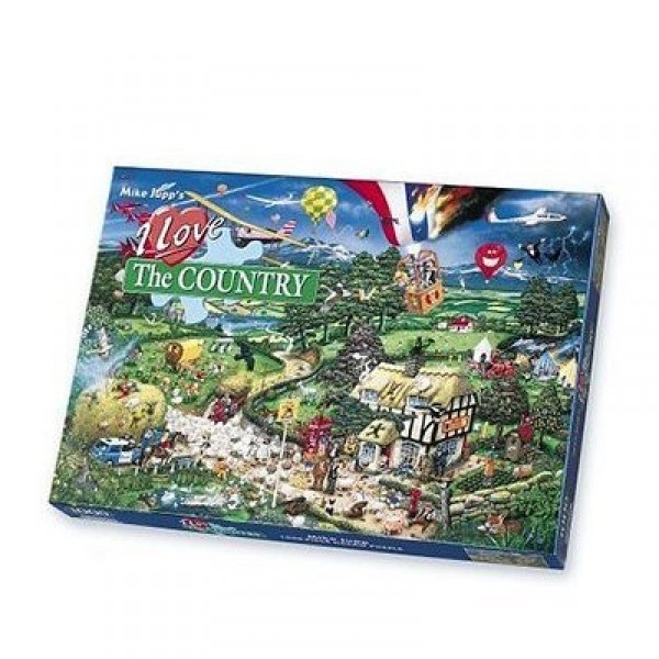 1000 pieces Jigsaw Puzzle - Mike Jupp: I love the countryside - Gibsons-G576