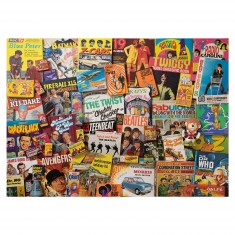 1000 pieces jigsaw puzzle: spirit of the 60s