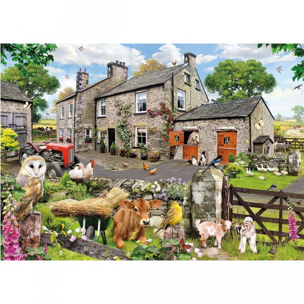 1000 pieces puzzle: Friends of the farm - Gibsons-G6144