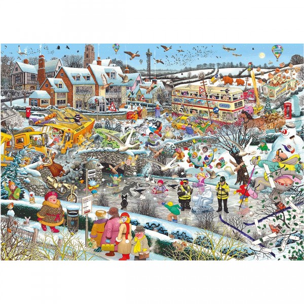 1000 pieces puzzle: I Love Winter - Gibsons-G7056
