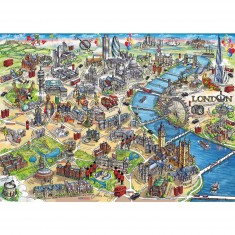 1000 pieces puzzle: London Landmarks
