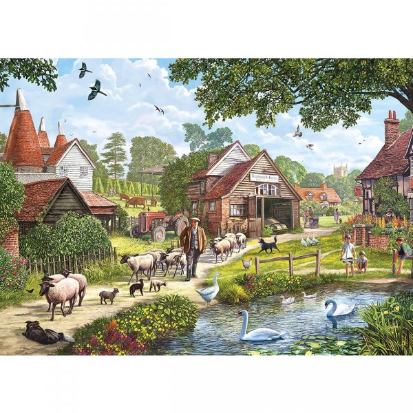 1000 pieces puzzle: Sweet countryside - Gibsons-G6143