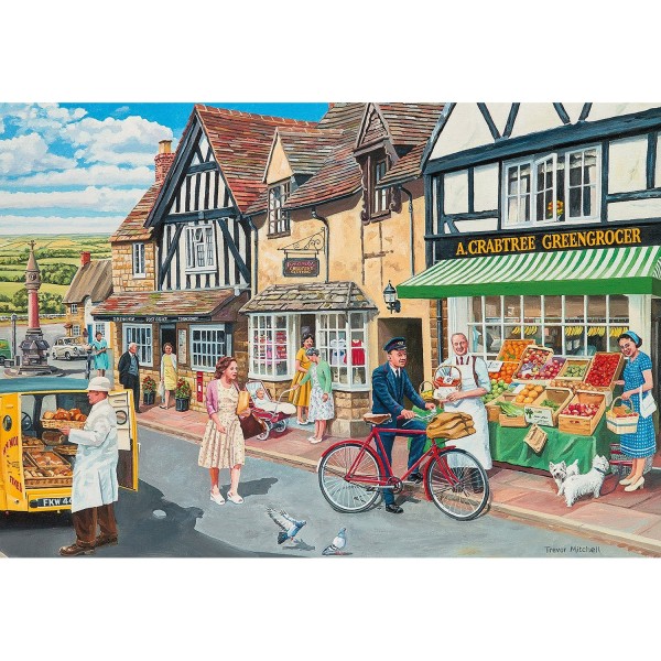 2 x 500 pieces puzzle: The postman's road - Gibsons-G5030