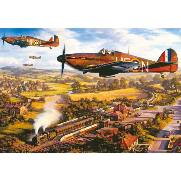 500 pieces puzzle: Tangmere Hurricanes - Gibsons-G3418