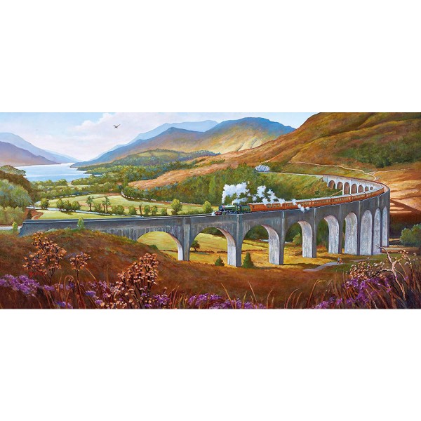 636 pieces puzzle: Glenfinnan Viaduct - Gibsons-G4037
