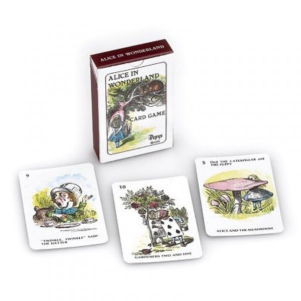 Jeu de 52 cartes Alice aux pays des merveilles (Version anglaise) - Gibsons-G677