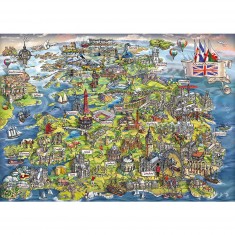 Puzzle 1000 pièces : Jolie Grande-Bretagne