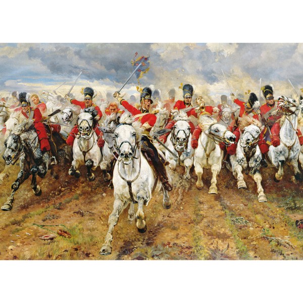 Puzzle 1000 pièces : Bataille de Waterloo - Gibsons-G6174