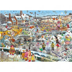 Puzzle 1000 pièces : I Love Winter