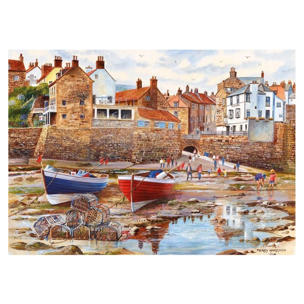 1000 Teile Puzzle: Terry Harrison: Robin Hoods Bay - Gibsons-G6189