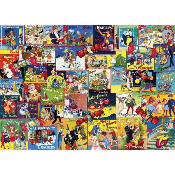 Puzzle 1000 pièces : Christmas Crackers - Gibsons-G7078