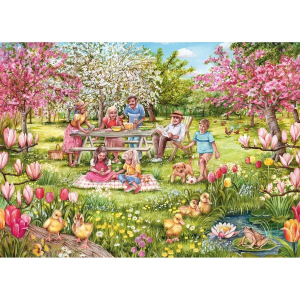 Puzzle 1000 pièces : Cinq petits canards - Gibsons-G6207