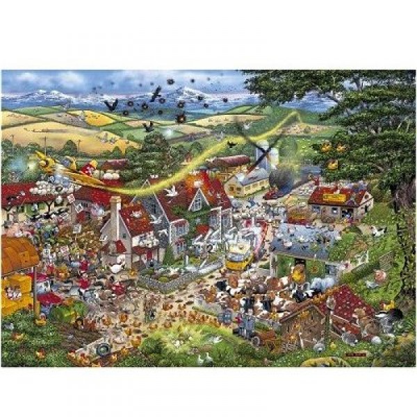 Puzzle de 1000 piezas: Amo la granja - Gibsons-G794