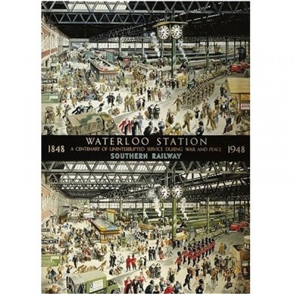 Puzzle 1000 pièces - La gare de Waterloo, Londres - Gibsons-G0604