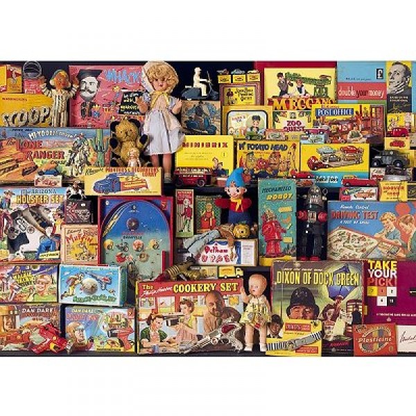 Puzzle 1000 pièces - Les jouets en 1950 - Gibsons-G7009