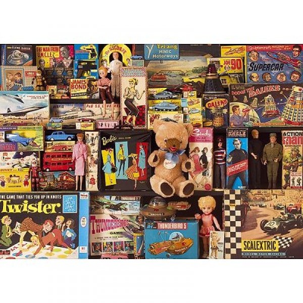 Puzzle 1000 pièces - Les jouets en 1960 - Gibsons-G7010