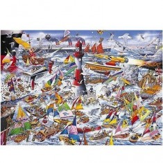 Puzzle de 1000 piezas - Mike Jupp: me encantan los barcos